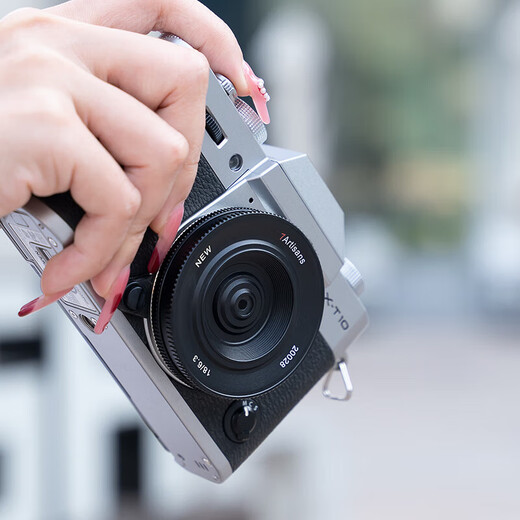 Seven Craftsman Fuji fixed focus lens FX mount black 18mmF6.3 mirrorless lens second generation upgraded version manual focus suitable for xt30 second generation xs20 xt5