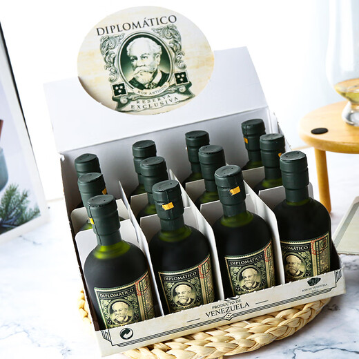 外交官（DIPLOMATICO）【原瓶进口】委内瑞拉迪普洛姆珍藏朗姆酒莫吉托洋酒 外交官珍藏朗姆小酒版 50mL