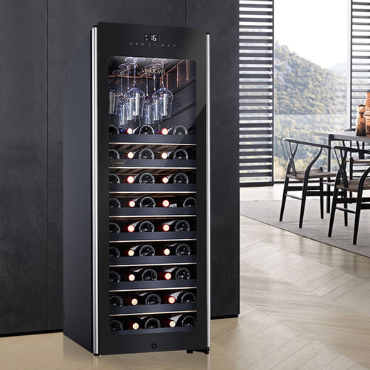 Vinocave wine cabinet constant humidity wine cabinet refrigerator compressor ice bar refrigeration home office constant humidity cabinet multi-functional display cabinet ultra-thin CWC-85A - single temperature model 85 bottles 85 bottles