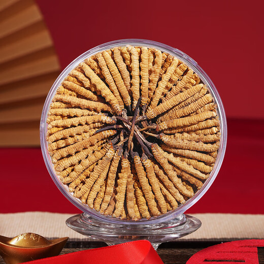 Zangxitang cordyceps sinensis haute altitude nouvelle boîte cadeau séchée cordyceps avec marchandises séchées cordyceps sinensis head période 2 racines / g 20 grammes total 40 racines [cordyceps roi]