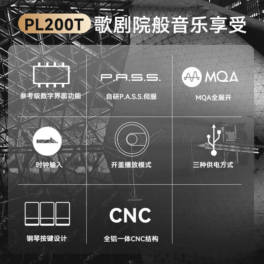 Smsl Shuangmu Sanlin PL200T audiophile CD player HIFI digital turntable servo system design PL200T