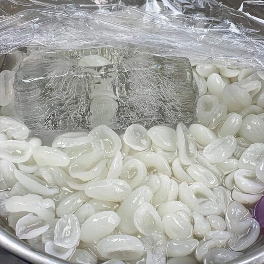 Authentic specialty water coconut pulp Yadazi sea coconut eating and broadcasting the same style Dua nuoc tuoi non 500g 500g