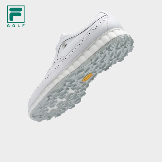 FILA Official Men's Shoes NOBLE Soft Spike Golf Shoes Premium Comprehensive Training Shoes Sports Shoes FILA White-WT 43