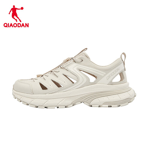 Jordan Kaiyuan V4 sneakers for men 2025 summer new lace-free river tracing shoes, lightweight and breathable outdoor wading casual shoes, smoke gray/original pulp color 39