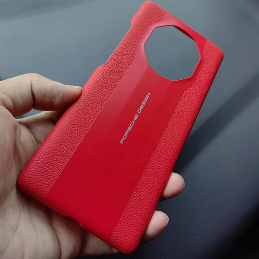 Huawei (HUAWEI) mate40rs Porsche mobile phone case flip cover genuine leather all-inclusive original factory same style back case 40RS Collector's Edition leather case anti-fall new men's and women's fashion business protective case flip model - black Huawei Mate 40 RS Porsche Design