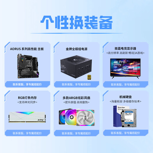 Yeston 24-issue interest-free AMD R5 5600/7500F/9600X/9060XT/7650GRE/6800XT/9070XT complete desktop assembly computer DIY host with five 7500F+RX9060XT 8G