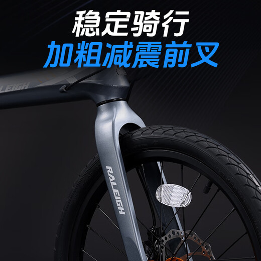 Lanling Lanling Bicycle Magnesium Alloy Folding Bicycle for Adult Male and Female Students Super Light and Trunk Transmission Bicycle Gray 20 Inch (Suitable for 150-180cm) 8 Speed