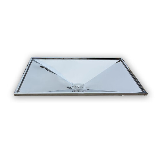 DOGSTORY stainless steel funnel tray dog cage large toilet pull-out pet cage small medium and large dog urine tray with base 80*50cm stainless steel material