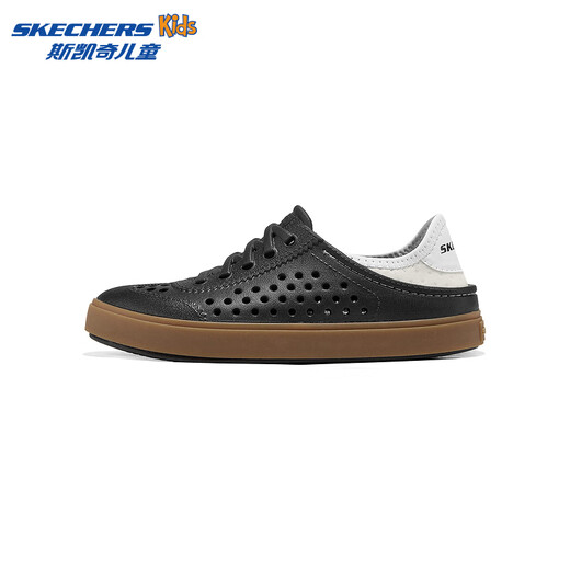 Skechers Skechers Children's Summer Croc Shoes Light Heel Comfortable River Tracing Shoes Girls Comfortable Sandals 308201L Black/White/BKW 36