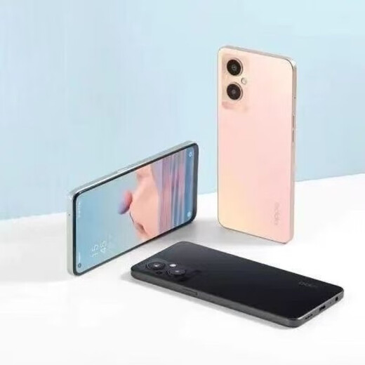 OPPOA96 5G-Mobiltelefon mit Dual-SIM-Karte und Dual-Standby, Snapdragon 695-Prozessor, 6,43-Zoll-Ultra-Clear-Großbildschirm, 4500-mAh-Akku, 33 W ultraschnelles Schnellladen, von Studenten bevorzugtes Backup, A96 Black Face Unlock, 8 GB + 128 GB, Paket 2