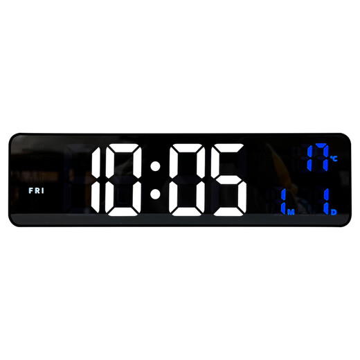 Hanse LED Desktop Uhr Wohnzimmer Deskuhr Multifunktion elektronischer digitaler Weck