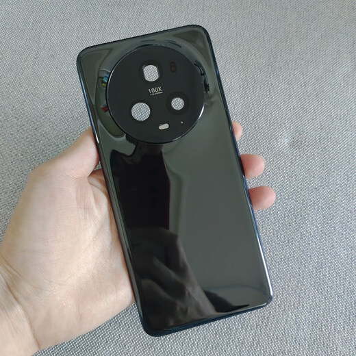 I is suitable for Honor Magic5 Magic 5 glass back cover Magic5pro to replace the original back shell battery cover back screen Magic Magic5Pro bright black + frame + heat dissipation