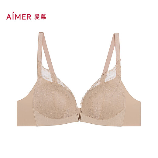 
Love spring and summer underwear for women, Jianyun, no steel ring, medium thick hidden holes, small breasts gathering bra AM17A701 Nude skin color CM0 70C