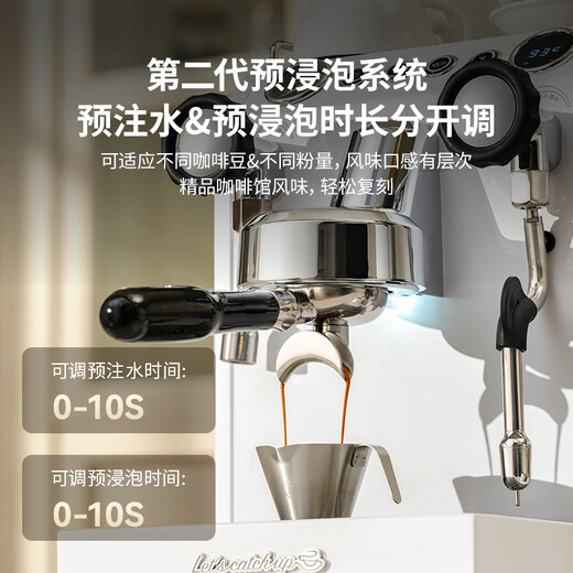 GEMILAI double-pupil G3145B home coffee machine semi-automatic Italian professional commercial freshly ground 3145 cloud white