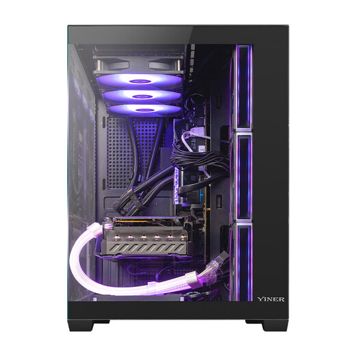 AMD Ryzen R7 9700X host RTX5060Ti graphics card RTX5080 desktop assembly computer e-sports game live broadcast AI design editing host complete machine diy assembly machine Ryzen 7 9700X+RX9070XT host丨Configuration eleven single host