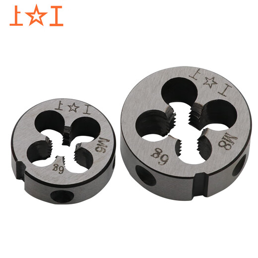 Shanggong 10 pieces round die M6*1.0 metric die thread tap die
