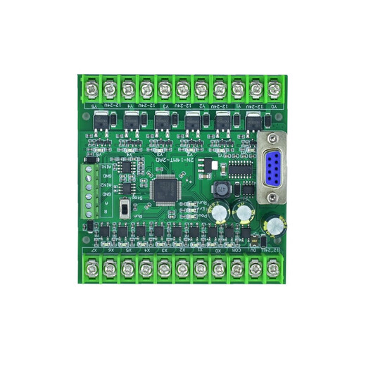 Domestic plc industrial control board programming controller fx2n-10/14/20/24/30/mr/mt with 485 analog quantity g with 485 base FX2N-20MT