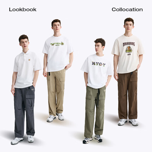 Navigare Italian Small Sailing Men's Outdoor Workwear Paratrooper Pants Thin Casual Pants 3322775507 Gray L