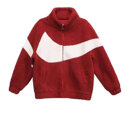 SVDP NEU NEUER WINTER TOP MIDERLE MENDE UND ELGERLE DAME DAME FLAUS MODE MOTER PLUSH LOSS Dicked Körnige modische Jacke X-679- [rot] Einseitige Jacke M 85-100Jin [Jin ist gleich 0,5 kg]