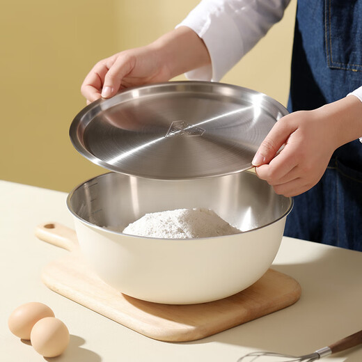 Mimu 304 stainless steel round universal lid pot lid dish lid fresh-keeping lid round lid flat lid food lid pot lid bowl lid 8360. Inner diameter 12cm lid 1 piece outer diameter 14cm