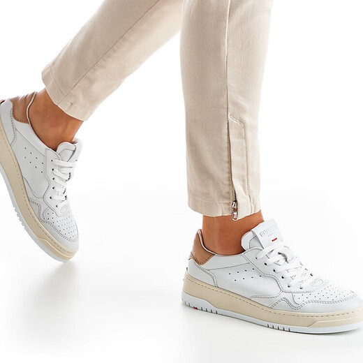 
Lilai (LLOYD) imported women's shoes with cowhide leather and versatile breathable white shoes casual sports shoes standard last thick sole 13820 white 36