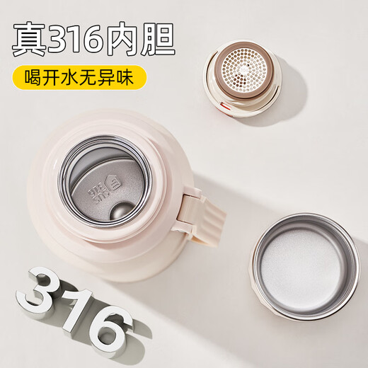 Private high-quality thermal kettle large capacity 1000ml portable outdoor baby milk 316 stainless steel car-mounted thermal water cup