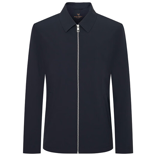 Announcement Bird Jacket Men's Three-proof Fabric Wear-Resistant and Scratch-Resistant Light Business Casual Executive Jacket Lapel Men's Jacket New Navy Lapel L -48(175/96)