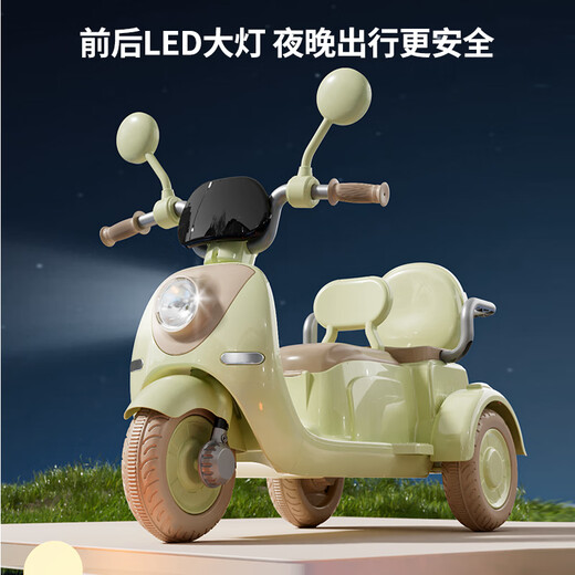 Hello Baby children's electric motorcycle children's motorcycle 3-6 years old children's electric car toy car can sit on a child's car standard princess pink | 6V4.5 battery + single drive