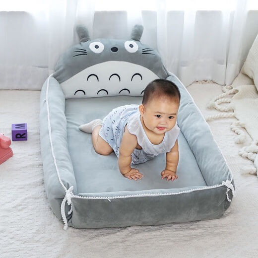 Yusenyi cute crib-in-a-bed baby multi-functional bionic bb bed newborn portable foldable anti-pressure children's bed bed-in-a-bed-My Neighbor Totoro style
