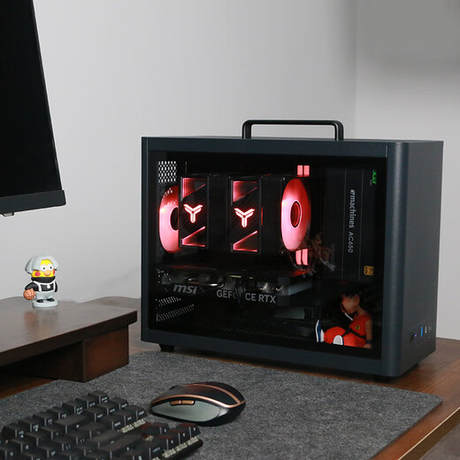 AMD R5 5600/RX7650GRE/6500XT mini host ITX complete portable DIY computer assembly machine desktop mini office desktop AI PC computer configuration four | R5 5600/RX7650GRE