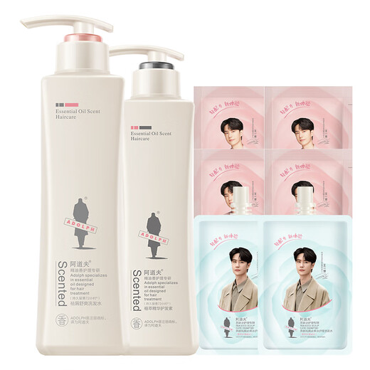 
Adolf Shampoo Remover and Comfort Washing Set Shampoo 680ml + Conditioner 420ml Essential Oil Fragrance Shampoo