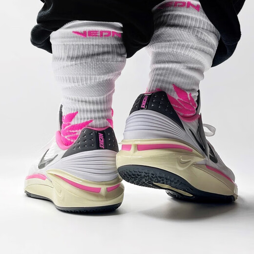 
Nike (NIKE) men's shoes Air Zoom G.T.Cut 2 EP non-slip, wear-resistant, low-top casual practical basketball shoes for men's breathable FD9905-101 pink white 41