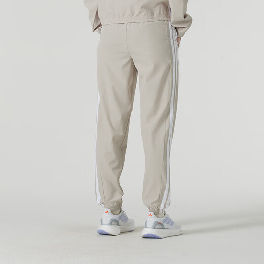 Adidas women's sports suit 25 spring new comfortable breathable woven windproof jacket jacket sports trousers two-piece set JE6173+JD6522 S
