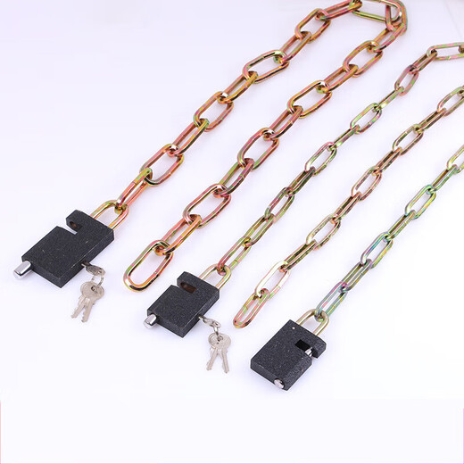 Masifo chain lock multi-purpose chain lock bicycle anti-theft lock bold motorcycle manganese steel chain lock 4mm*62cm/pack