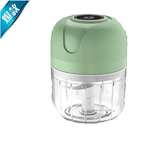 Electric garlic masher, home kitchen garlic pounder, garlic masher, garlic masher, minced garlic chili artifact cooking machine, upgraded sky white-250ML long battery life