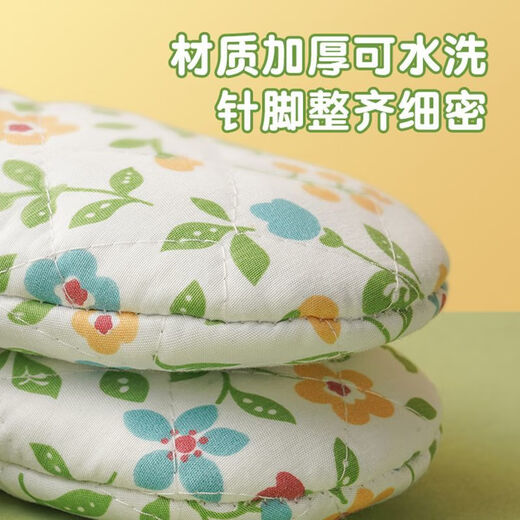 Insulated gloves, anti-scalding gloves, silicone kitchen insulated oven gloves, baking high temperature resistant thickened microwave oven gloves, thickened 2 pieces, random