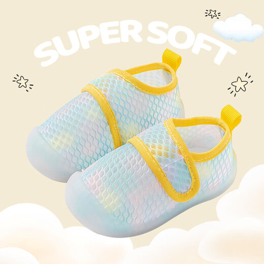 Zapatos para niños para bebés para zapatos para el piso para niños de primavera y verano SOLE SOLO SOLO CAPATOS DE MECHA DEL SOCK BEBE BEBINO PARA MEJORES PARA MUJERES Y NIÑOS AZUL [1 par] 15.5 [Longitud sugerida del pie 14-15cm]