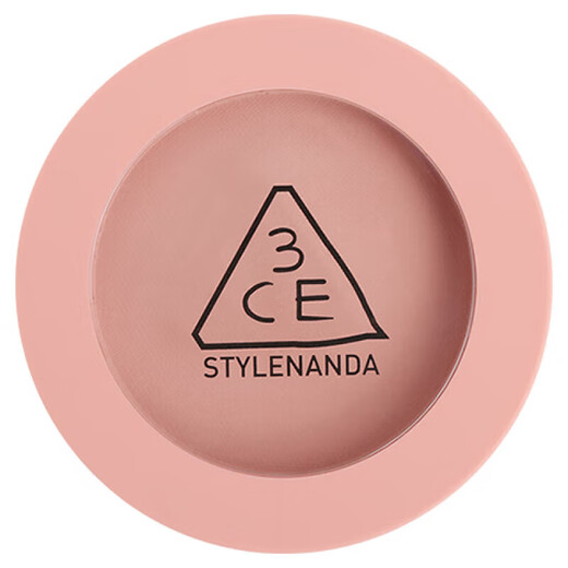 3ce single color blush three jade small squares for beauty modification and contouring, nude pink girl gift for girlfriend, hot selling color #MONO PINK nude pink