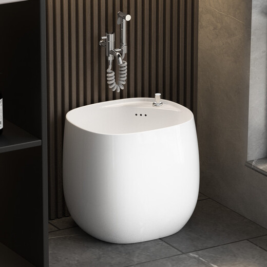 XMSJ Mute Mop Pool Homebony Balcony Bassion Basin Basin Ceramic Bool Bool Outdoor Basin Basin Bool Bool M1049 Белый 49*38*40 см. Одиночный бассейн
