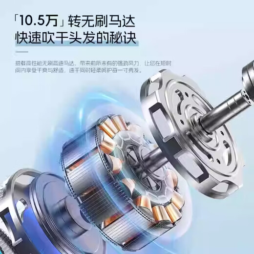 Superman hair dryer straight type household high-power hair care household portable negative ion hair dryer with nozzle Superman HD1675 1600w high-speed hollow hair dryer