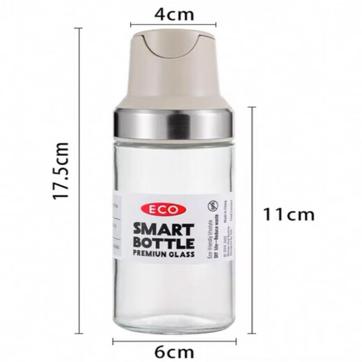 Bdo automatic opening and closing oil pot glass soy sauce bottle seasoning bottle vinegar pot dining table seasoning bottle kitchen restaurant multi-purpose