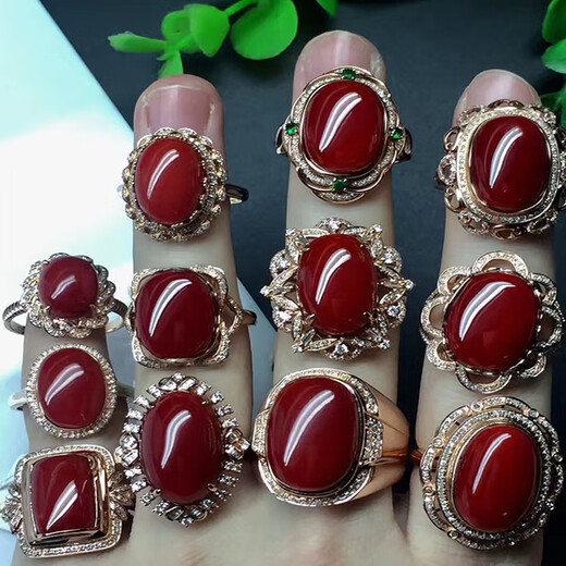 Weici selected natural deep-sea Japanese organic gemstones 18k gold inlaid ring pendant bracelet earrings stud earrings women's private customization