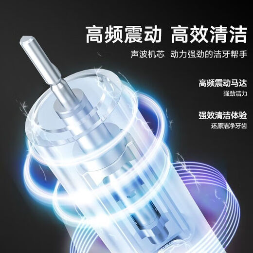 Midea Electric Toothbrush for Adults and Men and Couples Fully Automatic Sonic Gift Box Gift Toothbrush S1P S1P Polar White