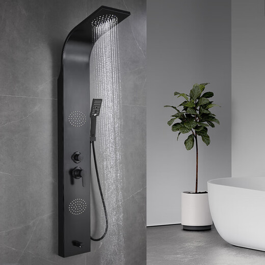 九牧（JOMOO）2025新款浴花洒套装不锈钢淋雨沐浴器卫生间浴室花晒壁挂洗澡 KM- 6227款