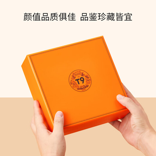 T9大传奇茶叶礼盒送长辈 冻顶乌龙茶100g+大吉岭红茶70g+镀金茶则