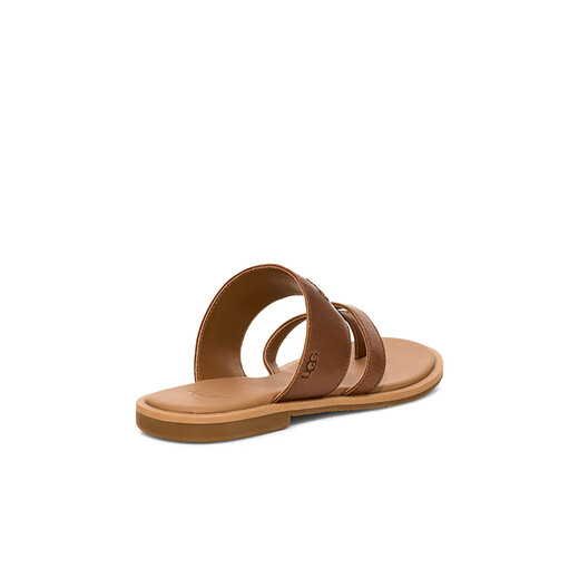 UGG Summer New Women's Comfortable Fashion Low Heel Cross-Toe Slippers 1170550CHE Maroon 37