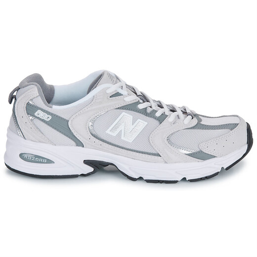 NEW BALANCE Men's and Women's Low-top Sports Casual Shoes 530 Series Breathable Training Shoes Gray 2025 Spring and Autumn Gray 36