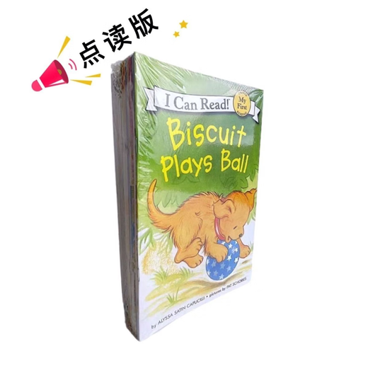 I Can Read Biscuit Biscuit Dog Series 29 volumes + 1 translated English picture book point reading version I Can Read Biscuit Biscuit Dog Series Standard Standard