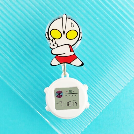 Clock wall watch mini wall watch portable student electronic watch work study exam clock timetable silent luminous watch Jingdong Express ordinary non-luminous model