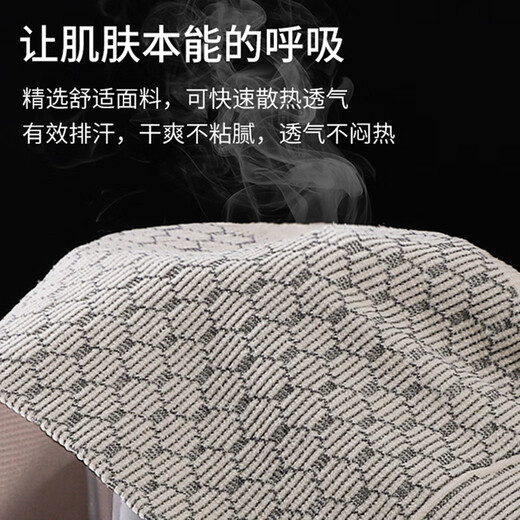 Catman women's underwear women's 7A antibacterial pure cotton crotch high waist tummy control 2-in-1 girls' shorts 2 pairs XL